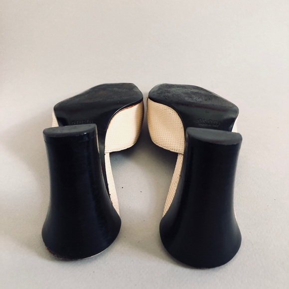 GUCCI Cream Mules - Picture 5 of 5